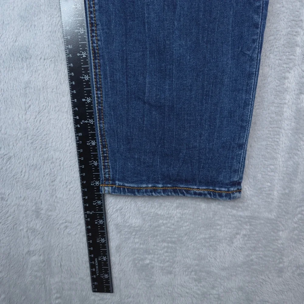 KUT from the Kloth‎ Jeans Womens 14 Blue Slouchy Boyfriend Dark Wash Whiskering